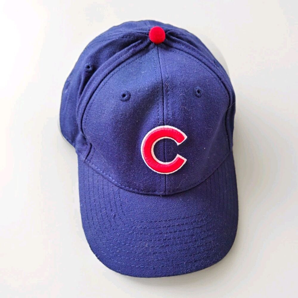 Chicago Cubs Baseball Hat, 100% Cotton Cap-Authentic MLB  Quality Embroidery EUC